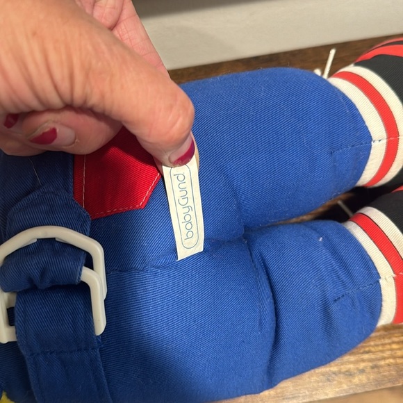 Vintage Gund Teach Me Blossom Yellow Teddy Bear Zip Button Tie Plush Toy - Picture 13 of 14